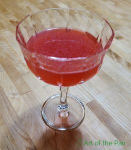 picture of raspberry lemon drop cocktail