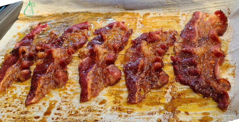 picture of candied beef bacon